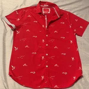 Mens Denim & Flower top